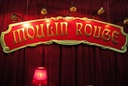 Moulin sign with Foot-Light-Shells