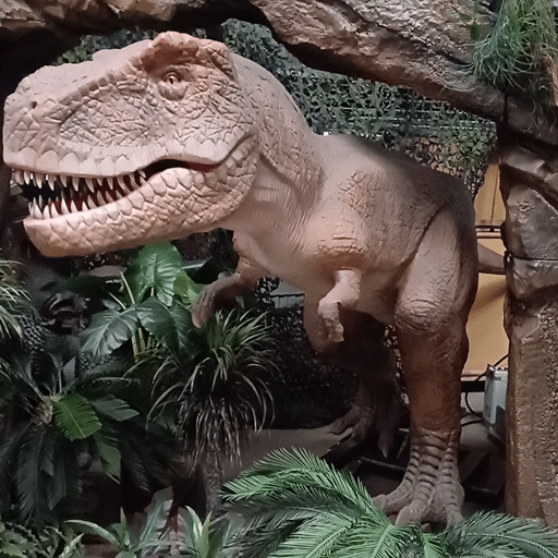 Dinosaur, Animatronics Tyranosaurus Rex, (Cretaceous)