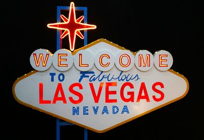 Electrical lighting   "Welcome to Las Vegas"  220v