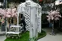 Pavilion Trellis White 3m25