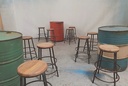 Vintage  Iron  Stool