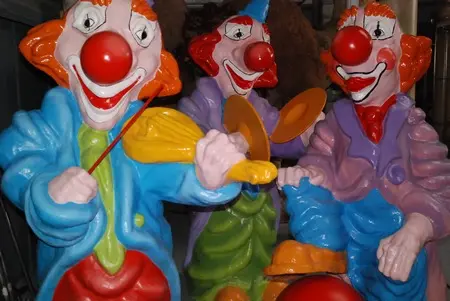 Clown, with his Foot on a Ball