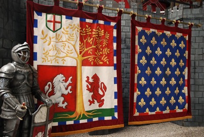 Banner, French Lilies, Coat of Arms