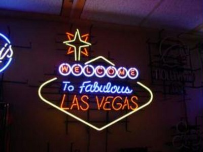 Neon ""Wel.. t. Fabu.. Las Vegas"" L 220v