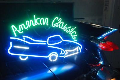 Neon  " American Classic "  Cadillac 220v