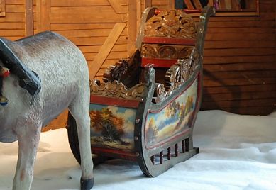 Sledge painted Sleigh