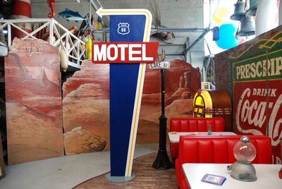 Motel Road-sign