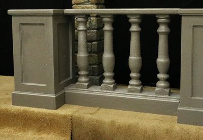 Balustrade   Gray Stone   Small