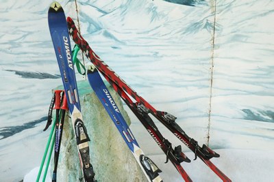 Ski's    Modern    a pair