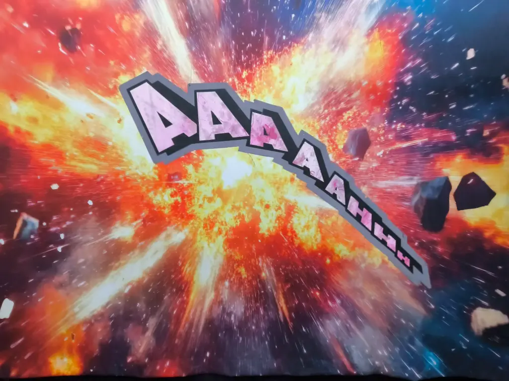 Cartoon Text "" AAAAAHHH ""