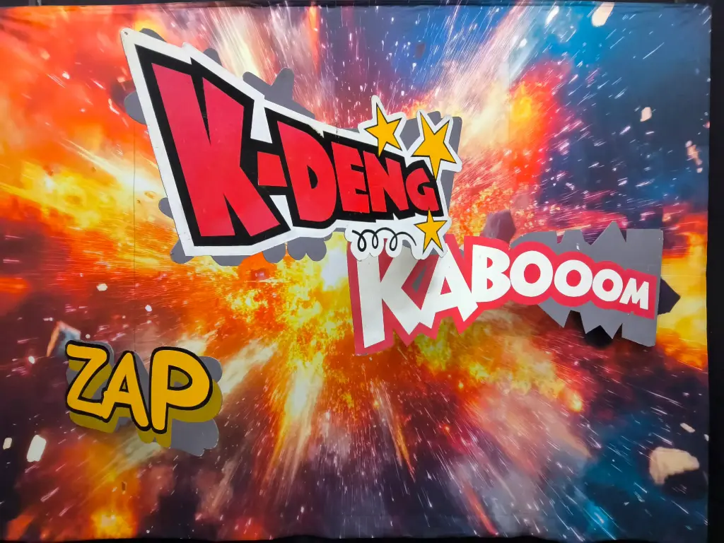 Cartoon Text "" K-Deng ""