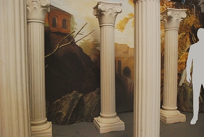 Ionic Column Sandcoloured