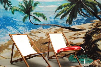 Beach Chair Beige, folding-