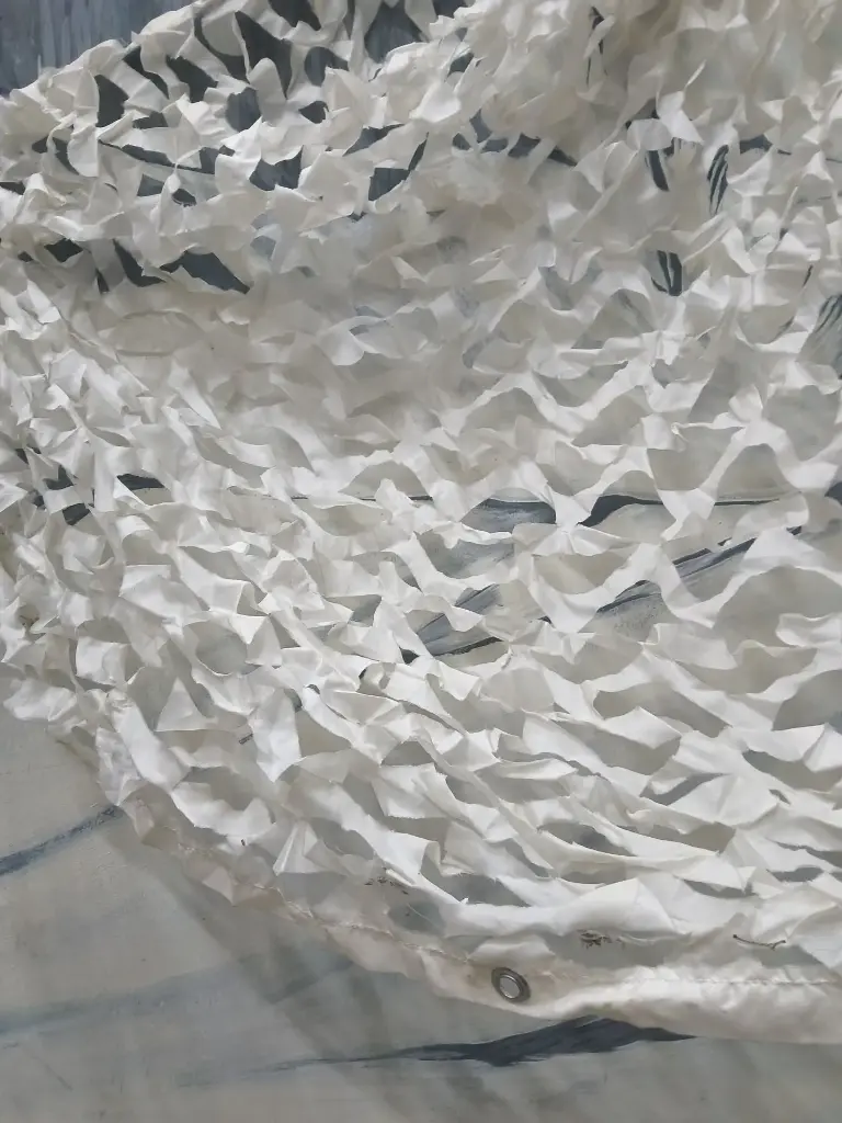 Camouflage net   Plain White