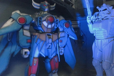 Robot, Blue and Winged