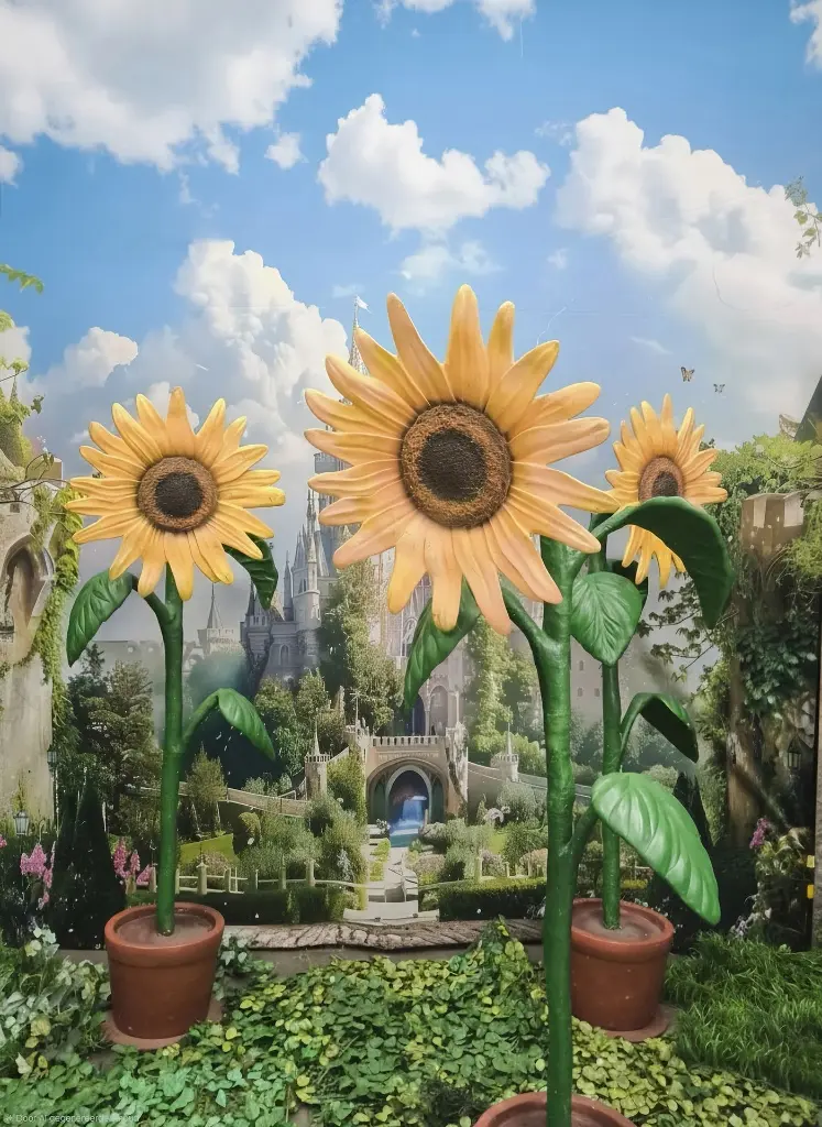 Sunflower  in a  Flowerpot 