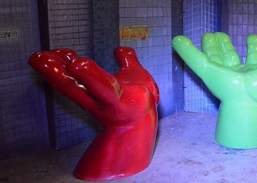 Hand Chair   Red