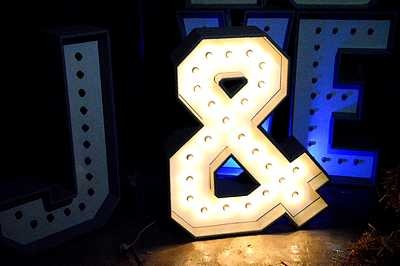 Show Letter/Sign  "&"   220v