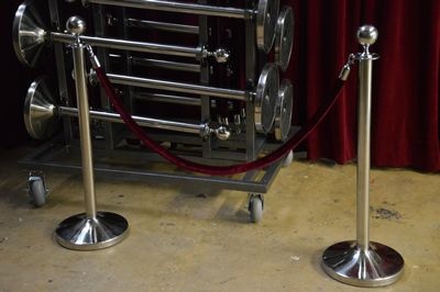 Cordon Pole    Silver   a pc. 