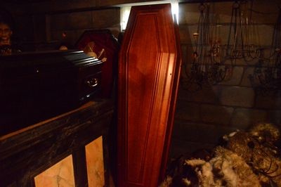 Coffin Real   Maple-Brown varnish  (closed)