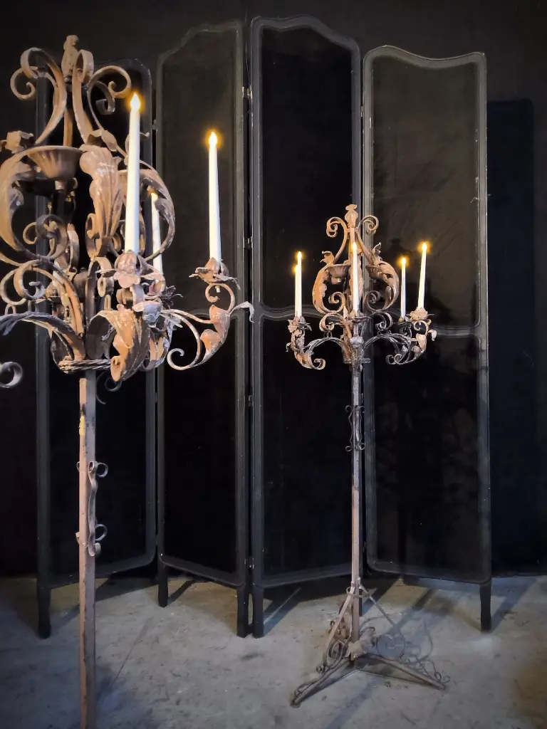 Candle Holder Baroque  Large