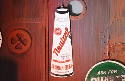 Advertising panel ""Neutral"" , enamel