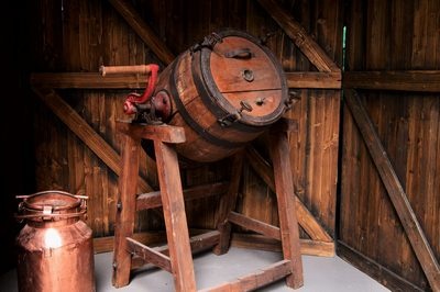 Butterbarrel on Stand 