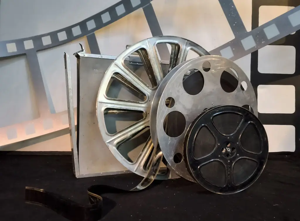 Set of Three large Film Reels