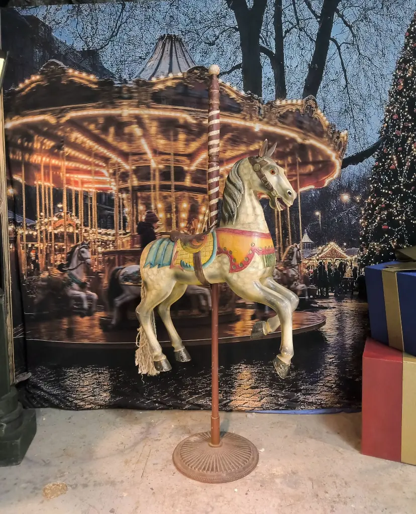 Merry-Go-Round Horse with pole