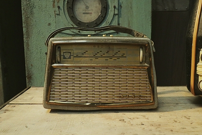 Radio 60's  portable   Green 