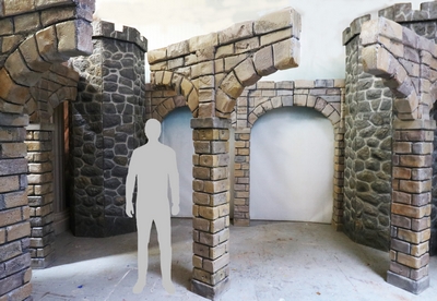 Castle  New  Stone  Pillar