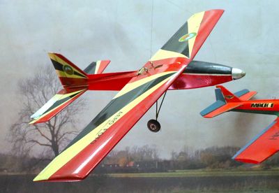 Airplane  Red  ""Aero Photo ""