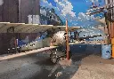 Airplane  Biplane  3m20w   on post 