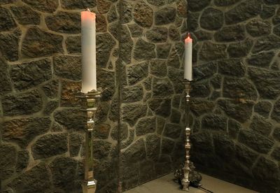Candle Holder Church  Silver  220v