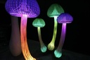 Mushroom Large wth. Lights 220v