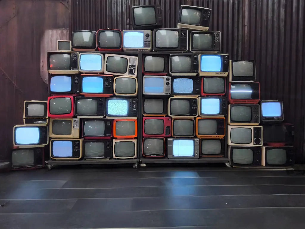 Retro Television Wall 