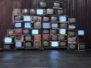 Retro Television Wall 