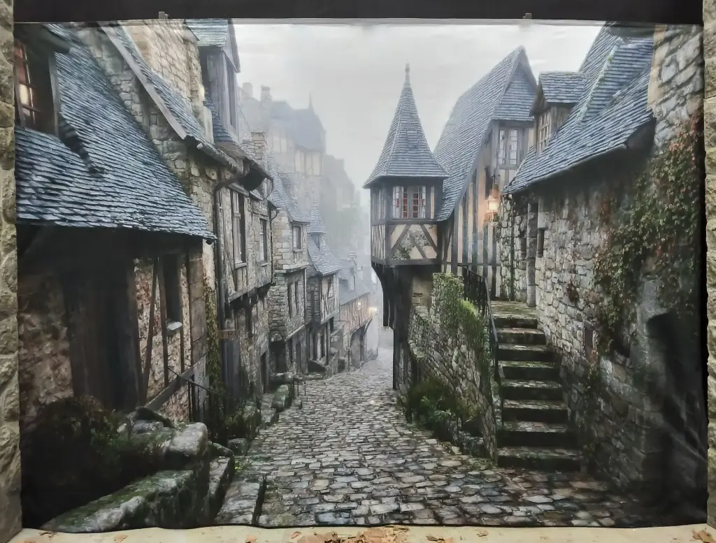 Backdrop    Alley in Old Town 