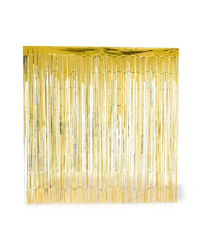 Sale Tinsel Curtain Gold Large 