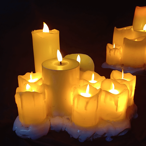Candles  Grouped  together