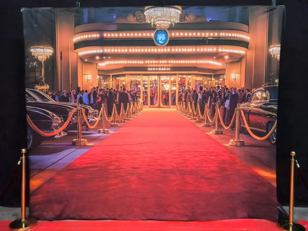 Backdrop Gala red carpet 