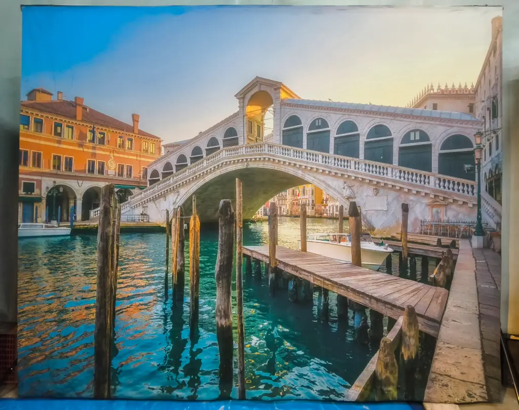 Backdrop   Venice    Rialto Bridge 