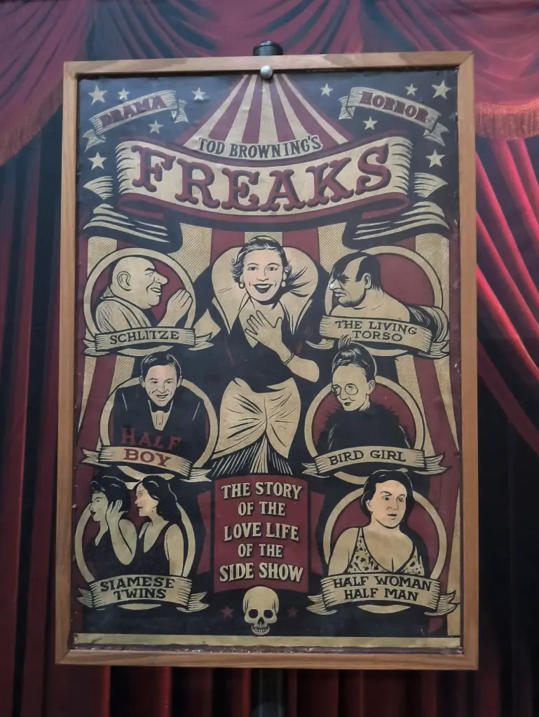 Advertising Panel Circus Freaks