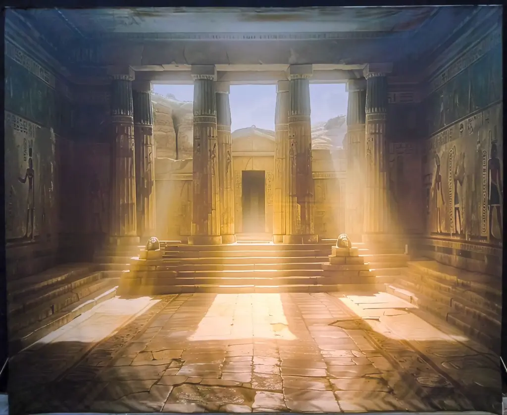 Backdrop  Egypt Temple