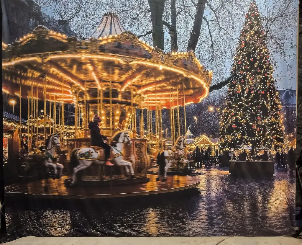 Backdrop Christmas Market 