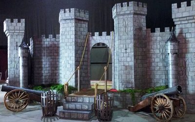 Castle  Wall   a pc.