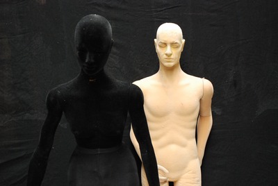 Dress doll, foam, black