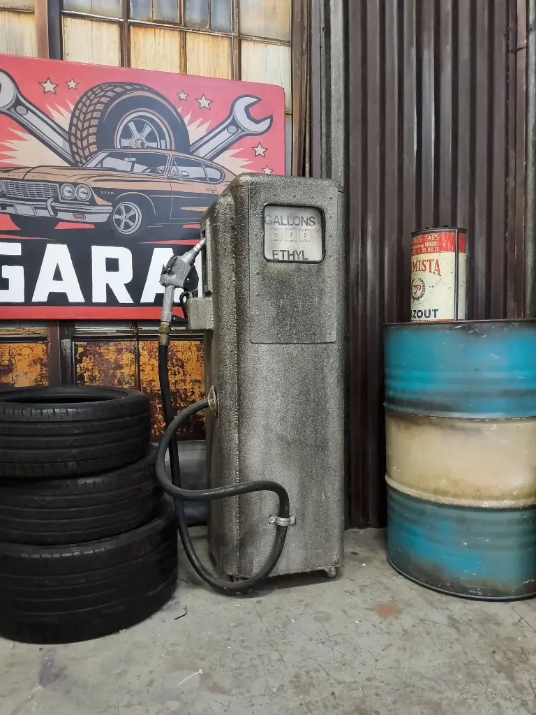 Gasoline Pump   Rusty