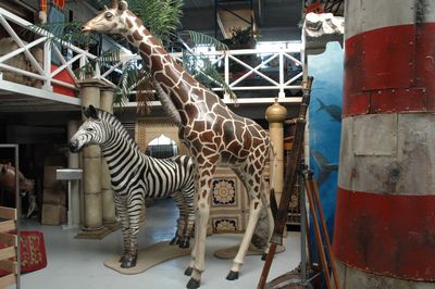 Giraffe, life-size