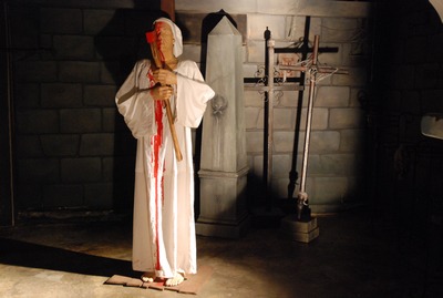 Man Sleepwalking in his Axe